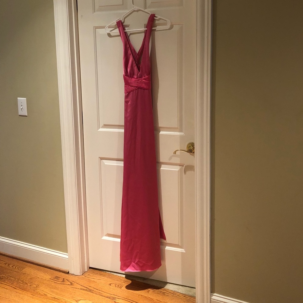 BCBGMaxAzria Long Pink Dress
